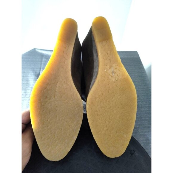 STUART WEITZMAN Women's Greater Combat Platform Hiker Boots Olive Green Suede No - Picture 9 of 16